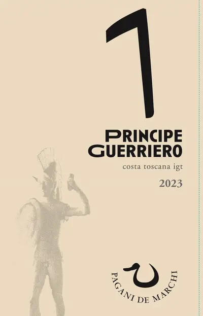 PRINCIPE GUERRIERO in anfora di terracotta